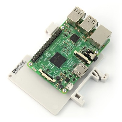 DRP2 - mocowanie na szynę DIN dla Raspberry Pi 3