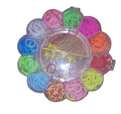 GUMKI DO BRANZOLETEK LOOM BANDS 500 szt