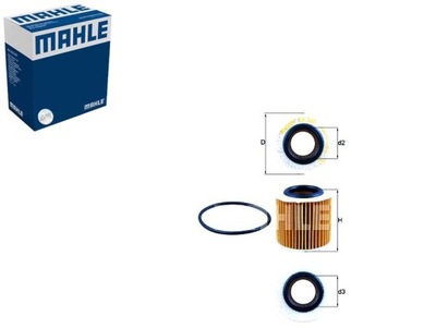 FILTER OILS SEAT SKODA VW MAHLE  