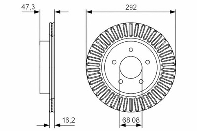 BOSCH DISCOS DE FRENADO 2 PIEZAS PARTE TRASERA NISSAN LEAF X-TRAIL 3 RENAULT  