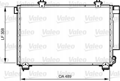 RADUADOR DE ACONDICIONADOR TOYOTA TOYOTA YARIS VERSO 1.3 PETROL/FUEL (8/2000>9  