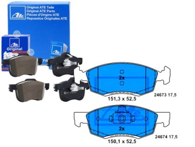 Комплект тормозных колодок тормозных ate 8228020 lp2137 167 фото №1