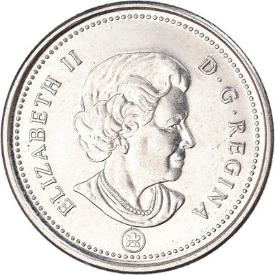 Moneta, Canada, 25 Cents, 2007