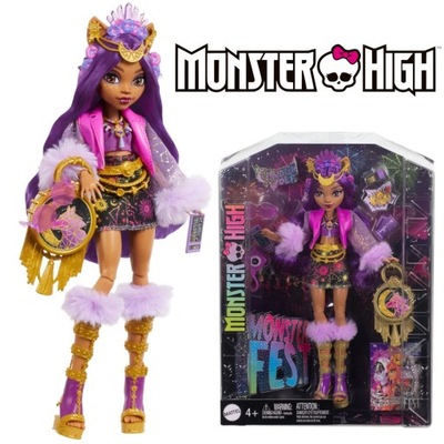 MONSTER HIGH MONSTER FEST CLAWDEEN WOLF LALKA KOLEKCJONERSKA 29 CM HXH80