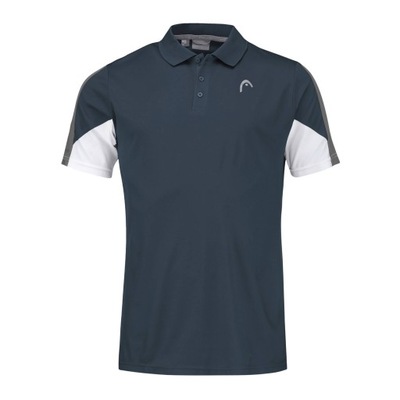 Koszulka polo tenisowa męska HEAD Club 22 Tech Polo navy L