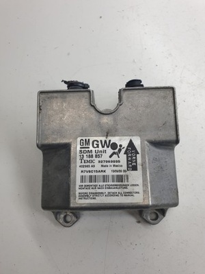 Модуль датчик подушка безпеки opel astra h 13188857 фото №1