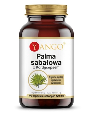 Palma sabałowa z kordycepsem ekstrakt 100 kaps. Yango