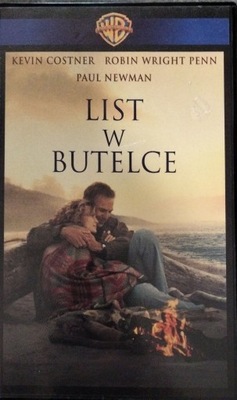 List w butelce kaseta wideo vhs film Costner