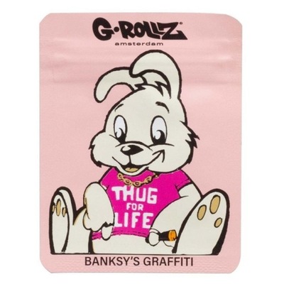 Worek strunowy torebka Banksy's Thug for Life Pink