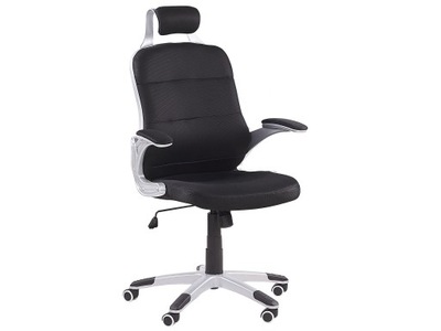 Fotel biurowy krzesło regulowane czarne