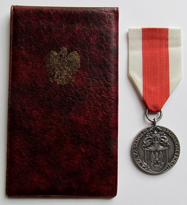 III RP,SREBRNY MEDAL ZA ZASŁUGI dla OBRONNOŚCI K.