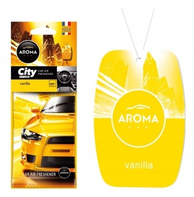 Aroma Car CITY CARD VANILIA zapach zawieszka