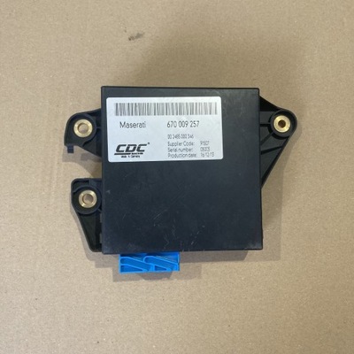 Модуль блок управления maserati оригинальный номер 670009257 фото №1