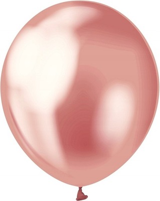 Balony Jasnoczerwone Chromowane 26 cm 50 szt.