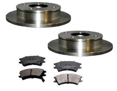 Тормозные диски тормозные колодки hyundai atos / prime перед цельные 230mm x 11mm фото №1