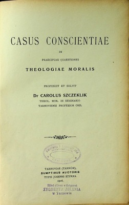 Casus Conscientiae in Praecipuas Quaestiones