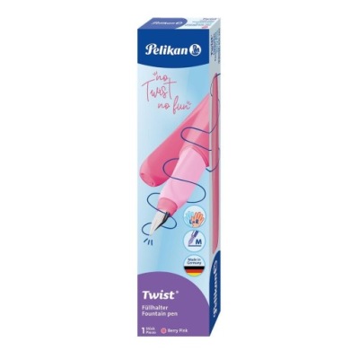 PIÓRO WIECZNE TWIST P457 M BERRY PINK PELIKAN