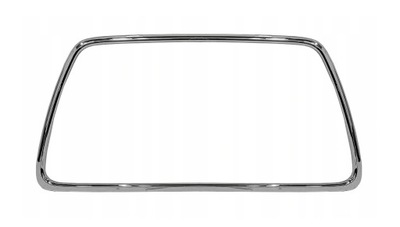 Mitsubishi lancer рамка рама молдинг хром бампера фото №1