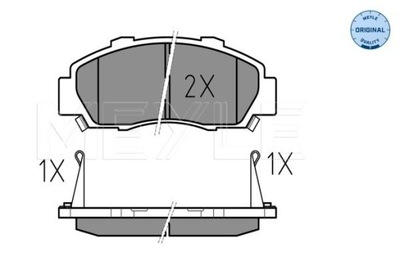 ZAPATAS DE FRENADO HONDA P. ACCORD -98-/PRELUDE  