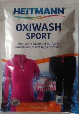 Odplamiacz w proszku Heitmann OXIWASH SPORT 50g