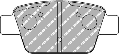 Ferodo fds1469 набор тормозных колодок тормозных, тормоза дисковые фото №1