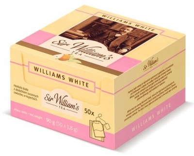 Herbata BIAŁA z gruszką Sir William's 50T