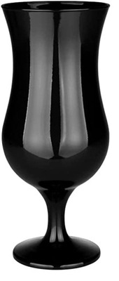 Zestaw 6 szklanek koktajlowych kieliszków czarnych Drink 420ml