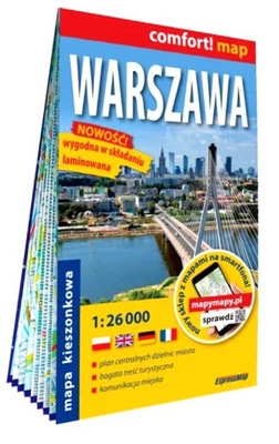 Warszawa. Plan miasta, 1:26 000