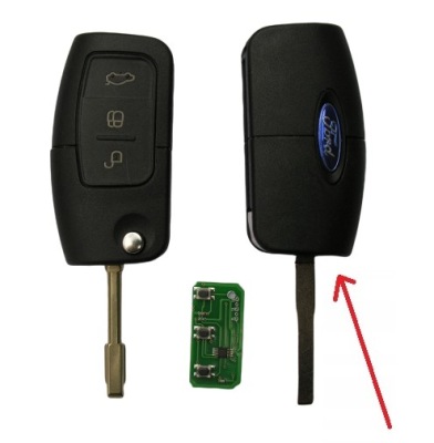 Ключ ford focus mondeo ka s-max c-max / mk3 mk4 фото №1