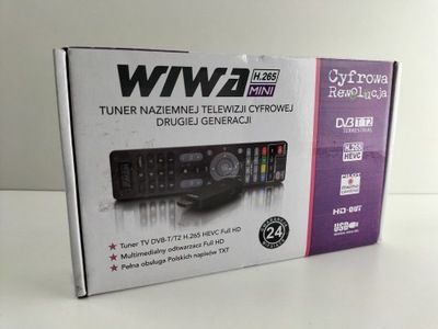 WIWA H.265 MINI TUNER DEKODER DVB-T2 H.265 HEVC TV
