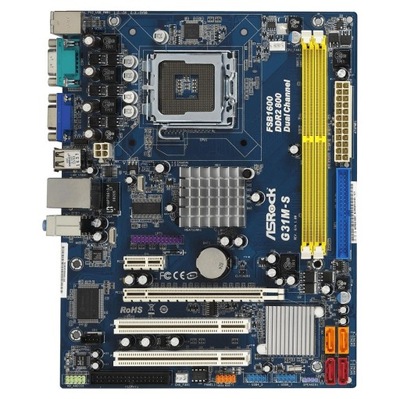 Motherboard ASRock G31M-S Intel Socket 775 DDR2 ATX