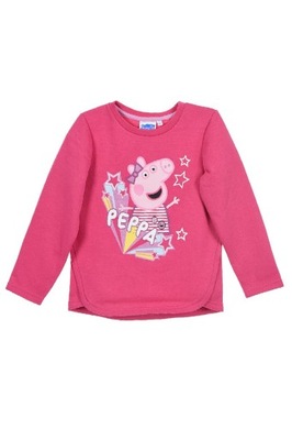 Dziewczęca bluza różowa Świnka Peppa 116