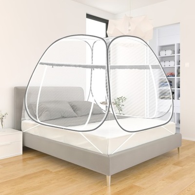 Namiot z moskitierą, składana siatka na łóżko