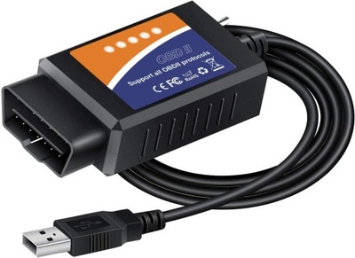 INTERFEJS DIAGNOSTYCZNY OBD2 ELM327 USB