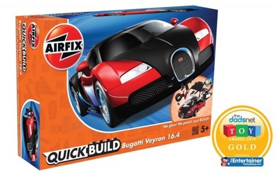 Quickbuild Bugatti Veyron Black/Red