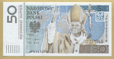 ANK 50 ZŁOTYCH 2006 JAN PAWEŁ II