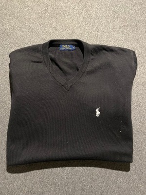 Czarny sweter Polo Ralph Lauren Bawełna 100% XL