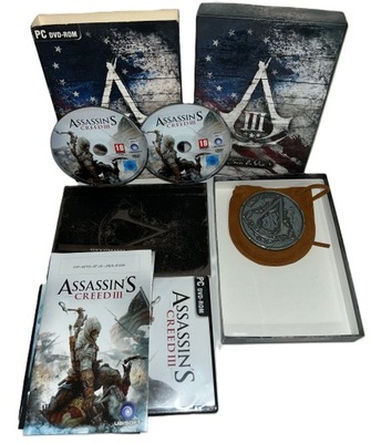 ASSASSIN'S CREED III 3 JOIN OR DIE EDITION BOX PL - pudełko po grze