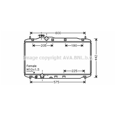 CHLODNICA, SISTEMA AUŠINIMO VARIKLIO AVA QUALITY COOLING HD2189 