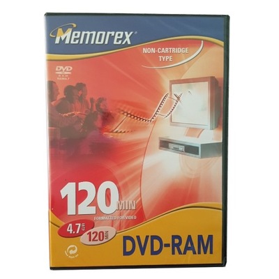 PŁYTA DVD DVD-RAM MEMOREX 4,7GB 120min 1 szt
