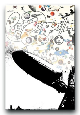 Led Zeppelin - OBRAZ na płótnie 150x100 cm plakat