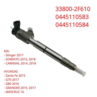 0445110584 BOQUILLA COMBUSTIBLES CRDI PARA DEL MOTOR WYSOKOPREZNEGO BOSCH KIA SORENTO SEDONA  