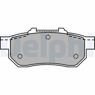 КОЛОДКИ ТОРМОЗНЫЕ HONDA CIVIC V 1.6 16V VTEC 91-95