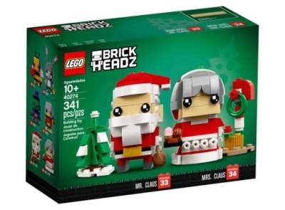 Lego 40274 BrickHeadz Mikulás ÚJ