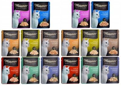 MIAMOR FEINE FILETS MIX SMAKÓW 16x100G