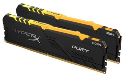 RAM HYPERX FURY RGB 16GB (2x8GB) DDR4 3600MHz CL17