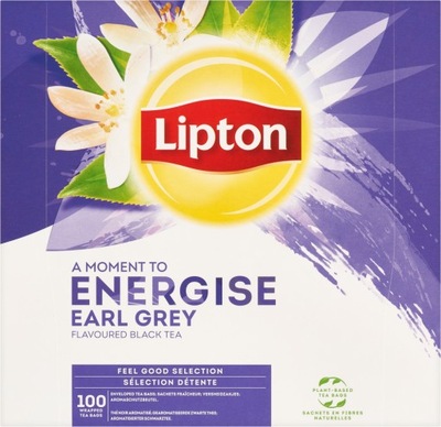 Herbata Earl Grey w kopertach Lipton 100szt x 2g