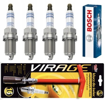 BOSCH 0 242 236 544 СВІЧКА ЗАПАЛЮВАННЯ + КЛЮЧ DO СВІЧОК 16MM