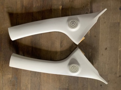 Fiat 500 lift cabrio захист ліва права кремовий фото №1