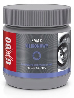 CX80 SMAR SILIKONOWY -60°C DO +230°C NSF 500G 